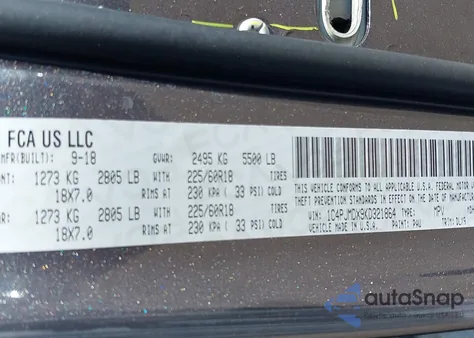 2019 Jeep Cherokee Limited 4X4 из США, поврежденный, VIN 1C4PJMDX9KD321864